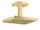 AXOR-HG-AXOR-ShowerSolutions-Kopfbrause-240-240-1jet-mit-Deckenanschluss-Brushed-Gold-Optic-10929250 gallery number 1